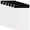 White, variant on Enday Paper Folders with Pockets (100 Pack) - Assorted Colors - Letter Size Two Pocket Folders - Purple, Blue, Green, Red, Yellow, Orange & Black