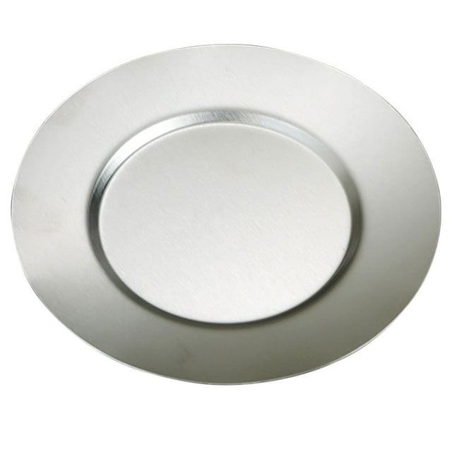 Assiette en Acier Inoxydable Assiette Ronde pour Steak Assiette Alimentaire pour la Maison Assiette pour Steak en Métal Assiette en Acier Inoxydable