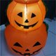 thumbnail image 4 of Trío de calabazas apiladas para Halloween, decoración inflable gigante de 4 pies para patio y fiesta, diversión espeluznante al aire libre, 4 of 6