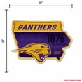 thumbnail image 5 of Northern Iowa Panthers Pennant State Shape 18 Inch Soft Felt University of, 5 of 7