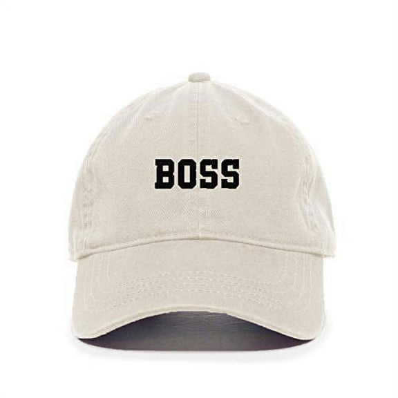 Boss Baseball Cap Embroidered Cotton Adjustable Dad Hat