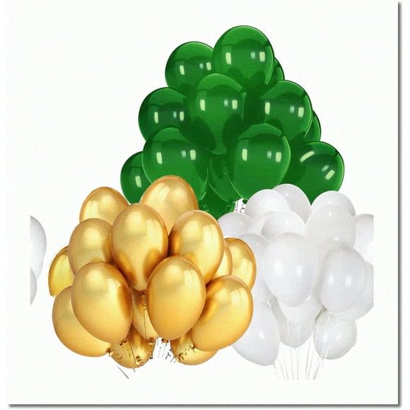 Jungle Or Graduation 2024: Ballons Vibrants & Décorations d'Anniversaire pour Fêtes de la Saint-Patrick & Grad