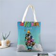 thumbnail image 2 of Out of the Nest Bolso de tela con estampado de lienzo para mujer, bolsa de compras reutilizable y estética, con cremallera interior, regalo para mujer,40*40cm., 2 of 6