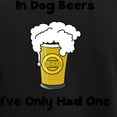 thumbnail image 3 of CafePress - Dog Beers Black Women's Dark Pajamas - Women's Short Sleeve Print T-Shirt and Pants Dark Cotton Pajama Set, 3 of 7