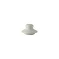 thumbnail image 1 of Tuxton BWT-18AL Vitrified China Tea Pot Lid White - 18 oz - 1 Dozen, 1 of 1