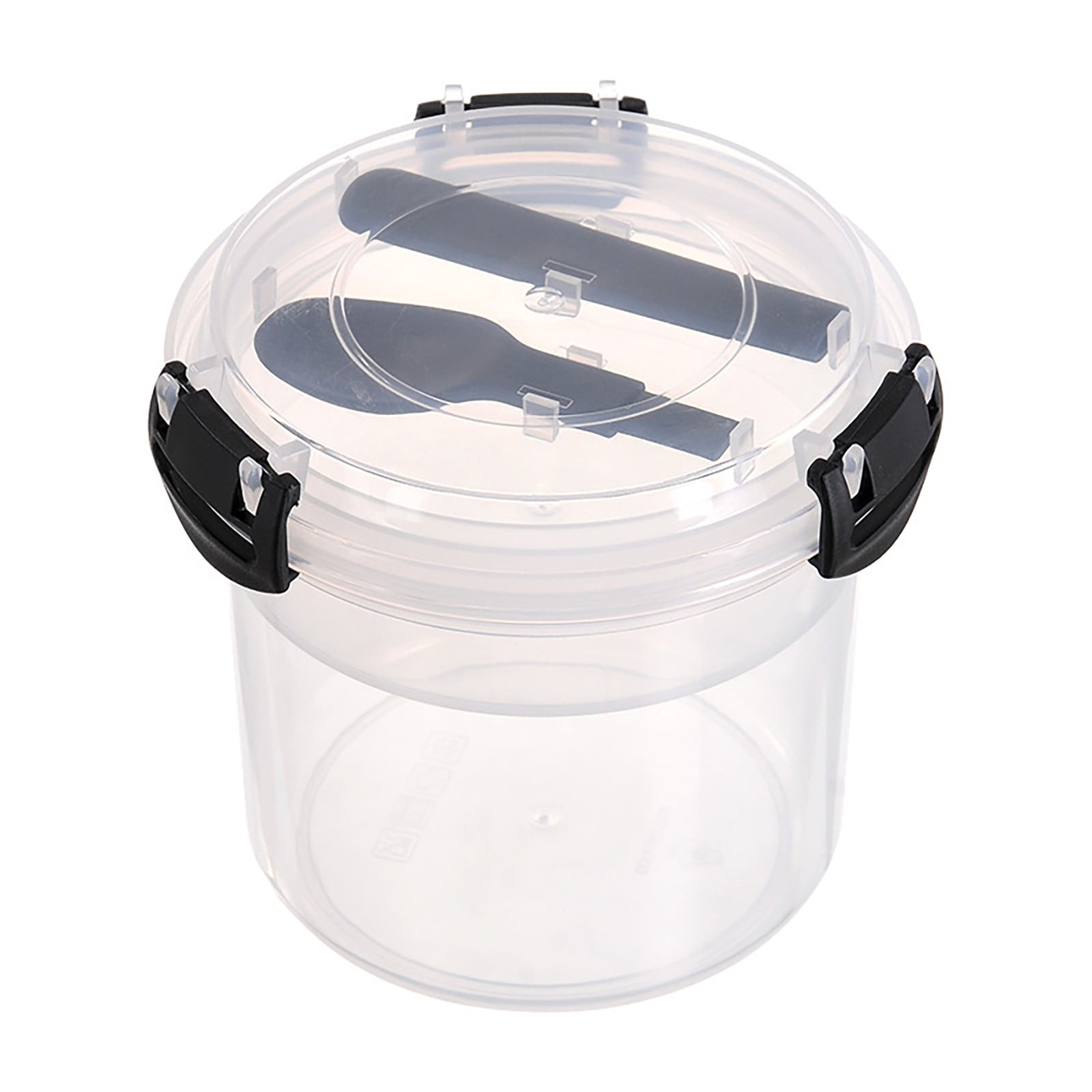 4Pcs Overnight Oats Container with Spoon 13.5oz Leakproof