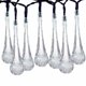 thumbnail image 1 of Toystoory 30 luces LED de gota de agua con energía Solar para fiestas, luces de hadas para exteriores, patio de jardín Iluminación navideña, 1 of 5