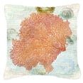 thumbnail image 2 of Carolines Treasures SB3023PW1818 Beach Sea Fan Coral Fabric Decorative Pillow 18H x18W multicolor, 2 of 2