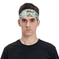 thumbnail image 2 of Daiia Cartoon Car Racing printed Men's Performance Headband,Sports Headbands,Moisture Wicking Workout Headband, 2 of 9