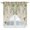 SpringGreen Beige, variant on Swag Valance Curtains for Windows, Watercolor Floral Light Filtering Kitchen Curtains, Spring Flowers Birds Plants Country Beige Window Treatment Valances for Living Room, 28x36 - 2 PCS