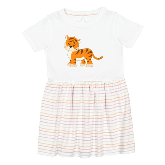 Inktastic Tiger Girls Toddler Dress