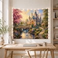 thumbnail image 5 of Armchair Bookshelf Cat with Sprawling Magical Fairy, Cozy Dark Academia for Book Lovers, Aesthetic Wall Decor, Valentine'S Day Gift, Tapestry Wall Hanging for Dorm and Living Room, 5 of 7