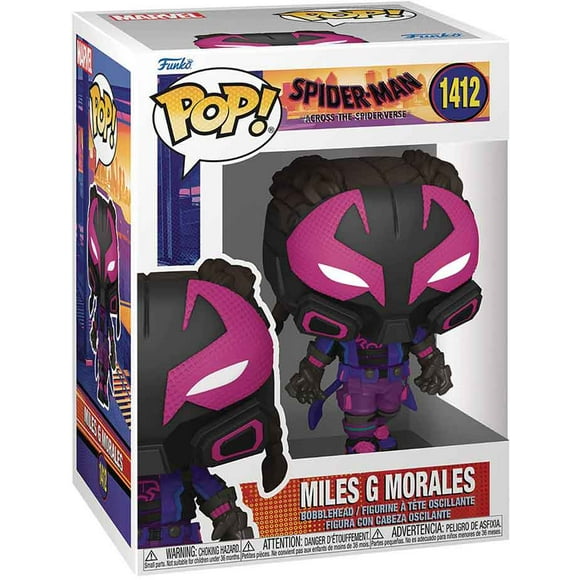 Pop Marvel Spider-Man Across The Spider-Verse 3.75 Inch Action Figure - Miles G Morales #1412
