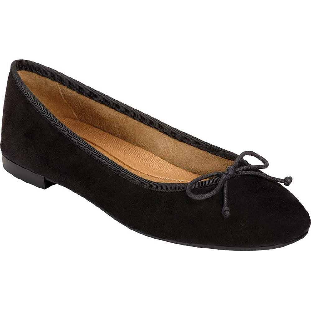 Aerosoles - Women's Aerosoles Platinum Homerun Ballet Flat Black Suede 