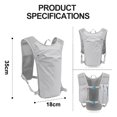 thumbnail image 2 of Bolsa de agua para bicicleta, 5 l, para deportes al aire libre, cross country, ciclismo, mochila para hombres y mujeres, 2 of 5
