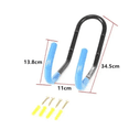 thumbnail image 2 of Gancho Soporte Bloosom Doble Para Colgar Bicicletas A La Pared Azul, 2 of 5