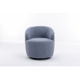 thumbnail image 5 of ARCTICSCORPION Contemporary Teddy Swivel Accent Chair, Light Blue, 5 of 9