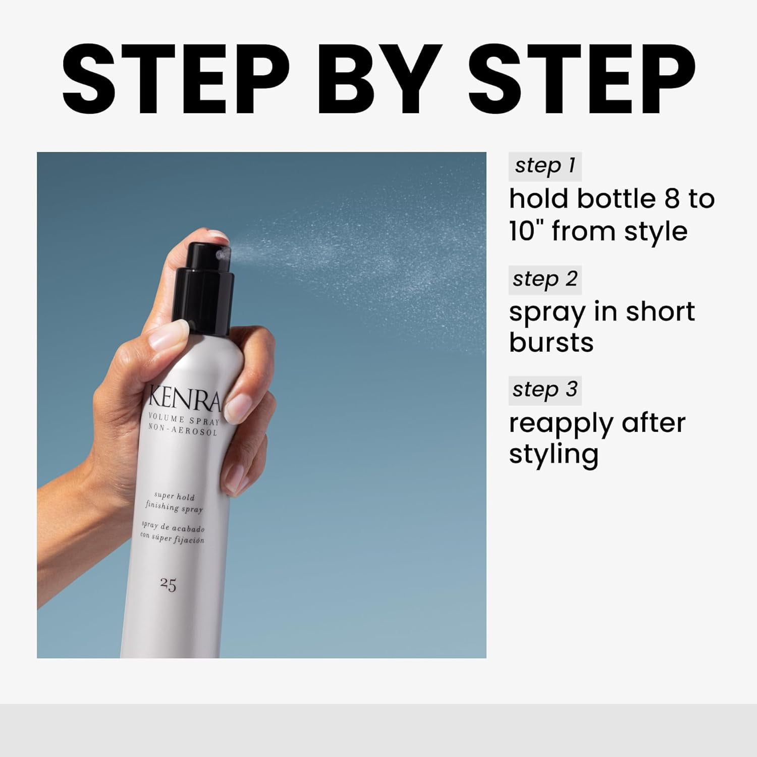 Kenra, Non-Aerosol Volume Hairspray, 10-Ounce, Maximum Hold