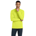 thumbnail image 5 of Gildan High Visibility Long Sleeve T-Shirt, Men's Crew Neck Safety Green Workwear, S, 5 of 5