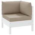 thumbnail image 3 of vidaXL Pallet Cushions 3 pcs Taupe Oxford Fabric, 3 of 9