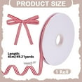 thumbnail image 2 of 49.21 Yards Red White Striped Ribbon 3/8 Inch(10mm) Woven Ribbed Texture Christmas Striped Polyester Grosgrain Ribbon Roll for DIY Gift Packaging DIY Holiday Wedding Party Decoration, 2 of 5