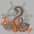 thumbnail image 2 of Men's Jungle Cruise Snake Logo  Pull Over Hoodie Athletic Heather 3X Large, 2 of 4