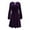 Purple-01, variant on STETMN Women's Velvet Dress Elegant Long Sleeve Dresses Keyhole Evening Party Dresses