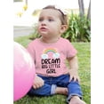 thumbnail image 2 of Dream Big Little Girl T-Shirt Infant -Smartprints Designs,  18 Months, 2 of 4