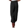 thumbnail image 4 of Women's Rayon Sweatpants High Waisted Joggers Casual Plain Drawstring Harem Pants with Pockets, 4 of 7