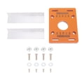 thumbnail image 2 of Wood Trimmer Router Base Plate, Aluminum Alloy Wear Resist Multifunctional Easy To Use Trimmer Slotting Bracket  for Woodworking Projects, 2 of 7