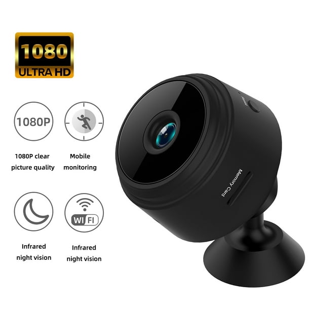 1080P HD Mini IP WIFI Camera Magnetic Camcorder Wireless Home Security Car DVR Support Night Vision Video Recording Motion Detection, APP Remote Control, 150° Super Wide Angle