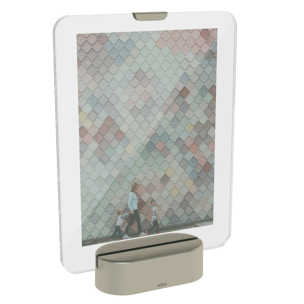 Umbra Glo, 5X7 Picture Frame, Illuminated Glass Photo Display, Usb