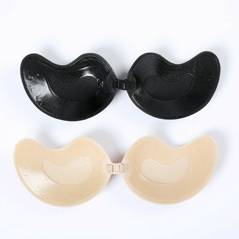 Multitrust Women Breast Lift Push up Strapless Invisible Plunge Backless Bra  