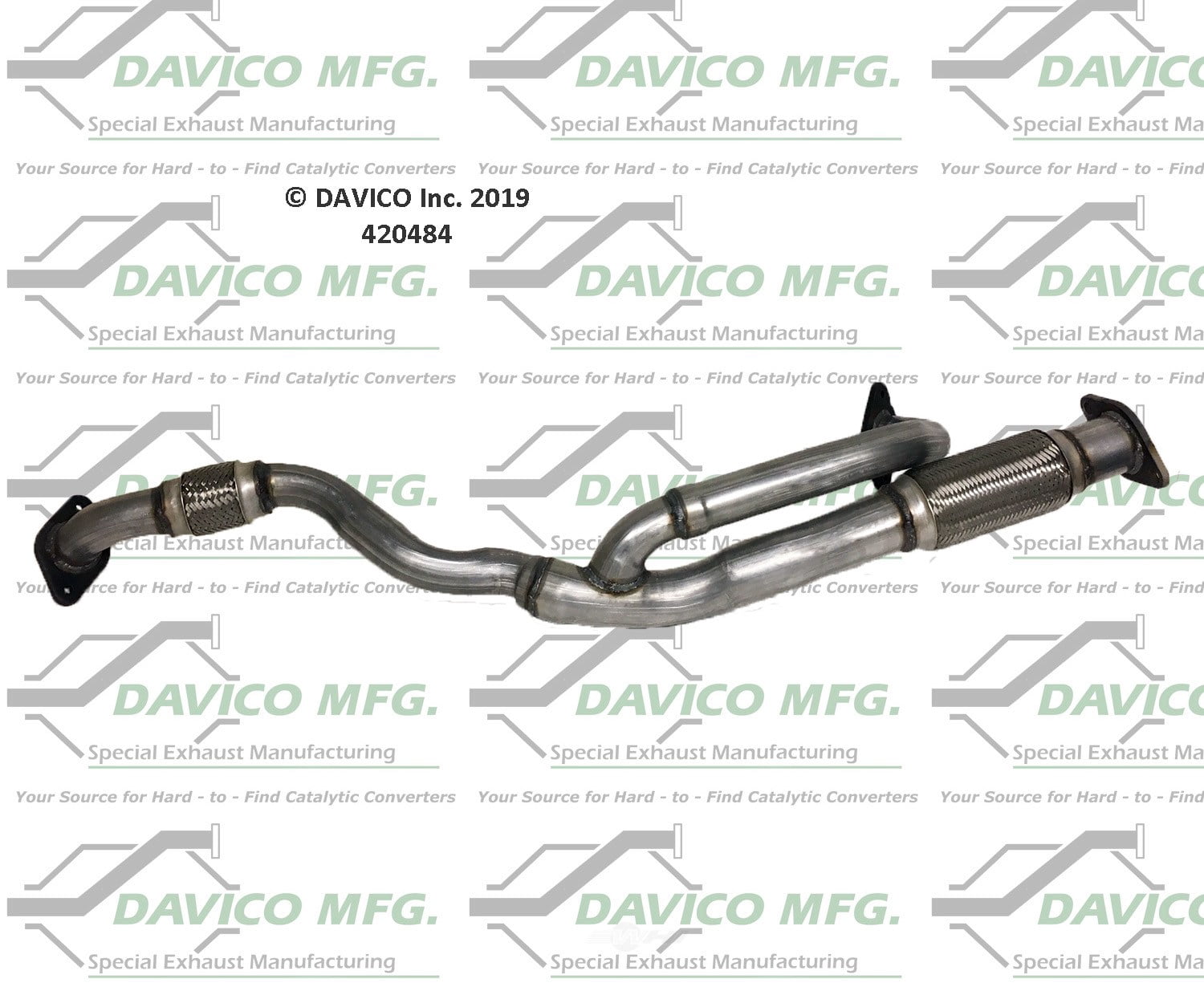 Davico Mfg 420484 Exact-Fit Exhaust Pipe