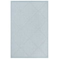 thumbnail image 5 of SAFAVIEH Machine Washable Rug Indoor/Outdoor Bermuda Collection - Bermuda Carleen Geometric Indoor/Outdoor Area Rug, Light Blue/Ivory, 5'3" x 5'3" Round, 5 of 5