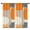 Orange and Grey-2, variant on Blackout Kids Curtains,Orange and Grey Abstract Art Artwork Childrens Insulated Curtains Set Of 2,Bedroom Essentials,Toddler Room Decor 42x54in(106x137cm)