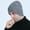Gray, variant on Warm Lazy Beanie - A soft Everyday Beanie With A Chunky Knit Fabric