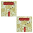 thumbnail image 1 of Sonducket 6.85 Inch Wall Empaistic Flower Pattern with Handle Plastic Roller Painting Tipo 1 2Conjunto, 1 of 4