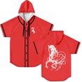 thumbnail image 3 of 2hollis Black Horse Merch Baseball Hoodie Sport Jacket Tee Fashion Design Short-Sleeved Tops, 3 of 8