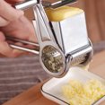 thumbnail image 3 of LOLIPPYY Stainless Steel Rotary Cheese Grater, Shredder, Cutter and Slicer for Easy Cheese Preparation, 3 of 7