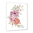 thumbnail image 2 of Designart 'Bouquet of Purple and Pink Flowers III' Farmhouse Framed Art Print, 2 of 4