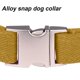 thumbnail image 4 of Collar para perro con lazo, colores lisos, pajarita de marinero, collar ajustable para perros pequeños, medianos y grandes, con hebilla de metal dorado, rojo S, 4 of 5