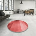 thumbnail image 4 of Ahgly Company Machine Washable Indoor Rectangle Transitional Red Area Rugs, 7' x 10', 4 of 7