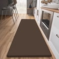 thumbnail image 6 of PABUBE Kitchen Rug, Anti Fatigue Mat for Kitchen, Non Skid Kitchen Floor Mat, Kitchen Rug or Mat Washable, 24"x 95", Brown, 6 of 9