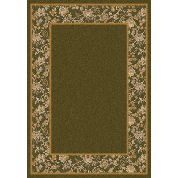Milliken Design Center Area Rug TERENAH KHAKI Terenah Khaki Bouquets Vines 10' 9" x 13' 2" Rectangle