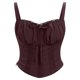 thumbnail image 1 of Blusa de encaje sin mangas informal de verano para mujer, blusa moldeadora, 1 of 5