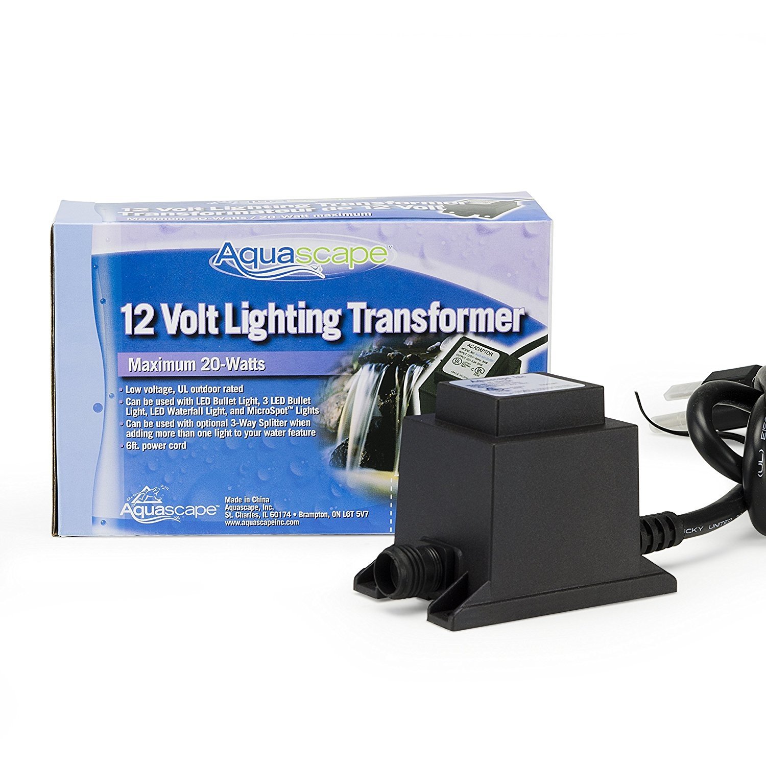 Aquascape AQSC 12V Transformer, 20W