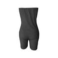 thumbnail image 4 of Uqiangy Women's Strapless Unitard Bodysuit One Piece Sleeveless Short Rompers Jumpsuit Bodycon Tank Top Outfits Tube Top Jumpsuit for Women Strapless Romper Jumpsuit Pants Outfit Dark Gray M, 4 of 9