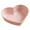 Pink, variant on Farfi Dessert Dish Heart-shaped Stackable Drop Resistant Washable Sound Construction Pack Food Anti-deform Seasoning Plate for Dining Room (Pink)