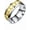 Silver Gold, variant on Women Men Fashion Simple Style Stainless Steel Butterfly Rings,Size 6-13